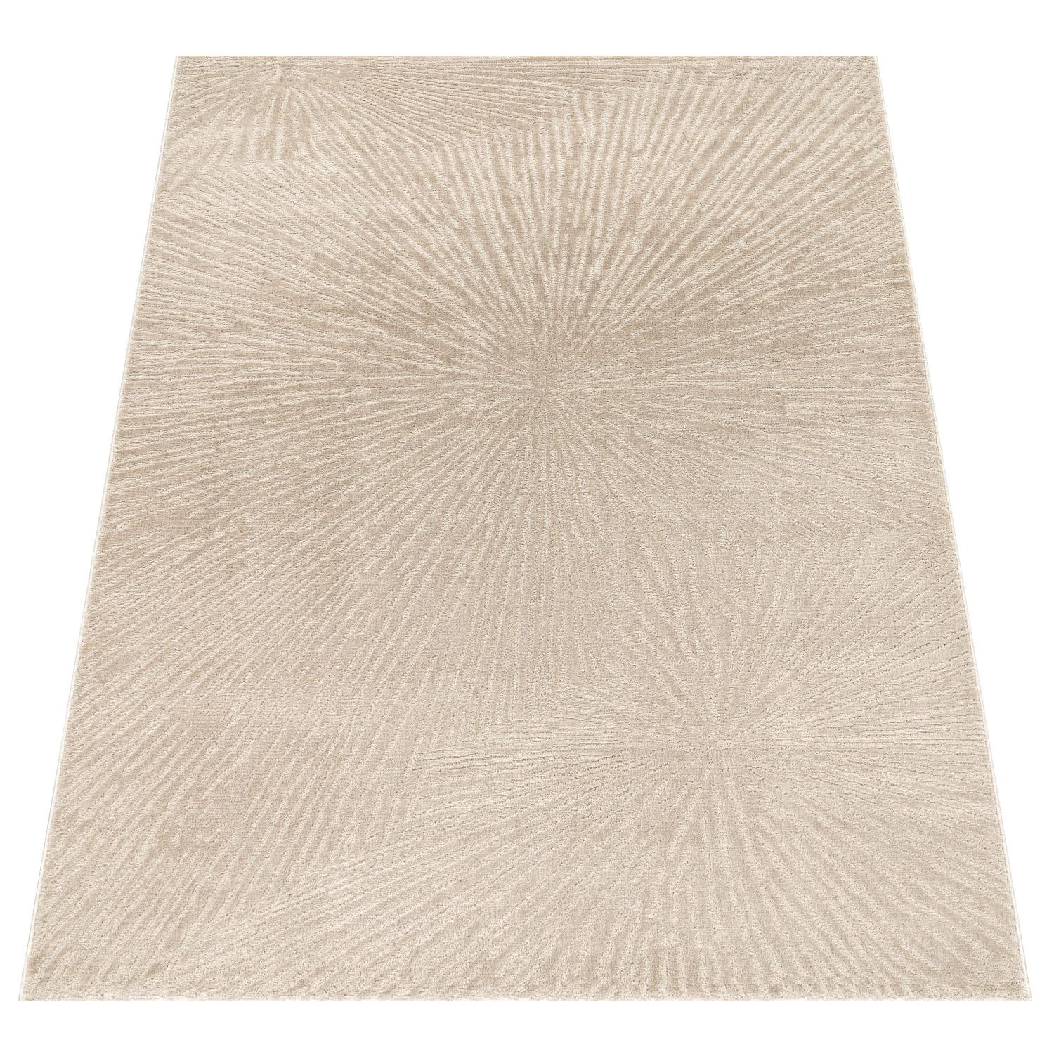 KURZFLORTEPPICH, einfarbig, aus Polypropylen, Florhöhe 9 mm, Beige, 200 x 280 cm - Beige, Textil (200/280cm) - KADIMA DESIGN
