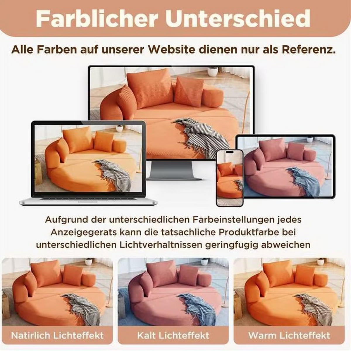 SCHLAFSOFA 173/88/60 cm in Orange – faltbar und als Gästebett nutzbar - Orange, Textil (176/40/173cm) - BEAOK