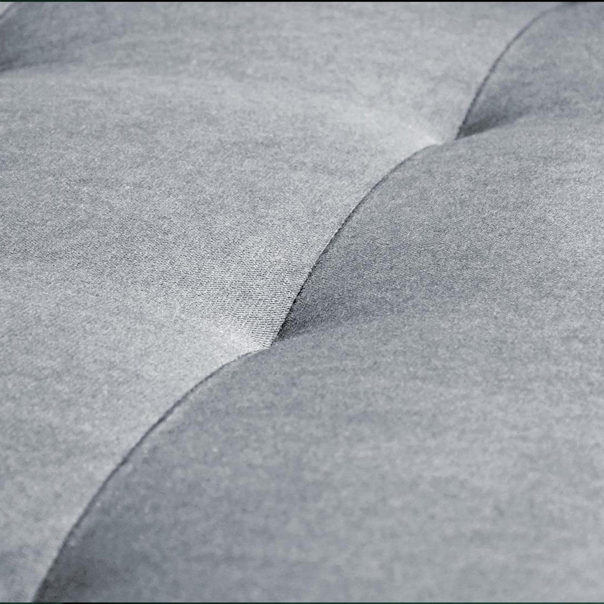 ROHOVÁ POHOVKA Halant s úložným prostorem, univerzální otoman, velurová látka, světle šedá - světle šedá, textil (220/140cm) - Beautysofa