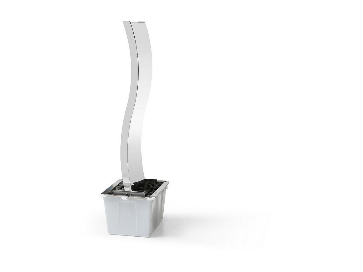 GARTENBRUNNEN - 48 cm x 34.2 cm - Metall - Silberfarben - HOKI - Silberfarben, Metall (34.2/48/130cm) - Vente-Unique