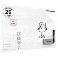GLASBOARD - Premium SUPERWHITE Perlweiß 90x60cm - Weiß, Glas (90/60/0.7cm) - ALLboards
