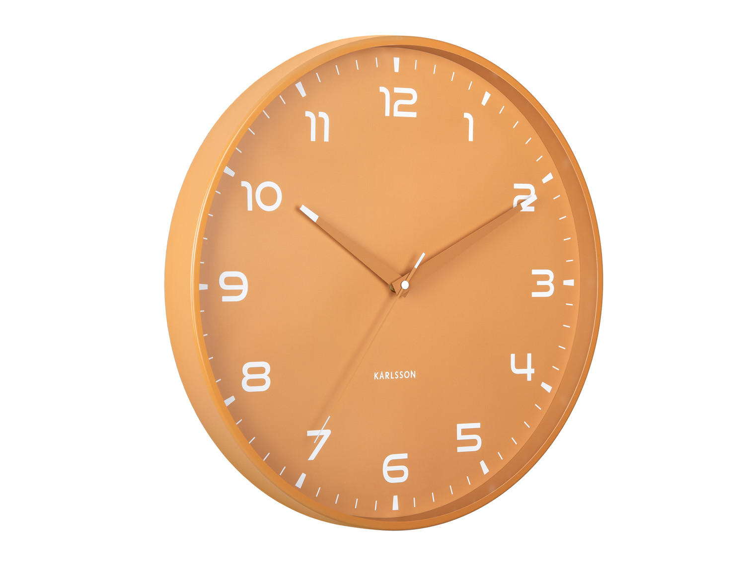 Karlsson Wanduhr Gelb 40x4.3x40 cm