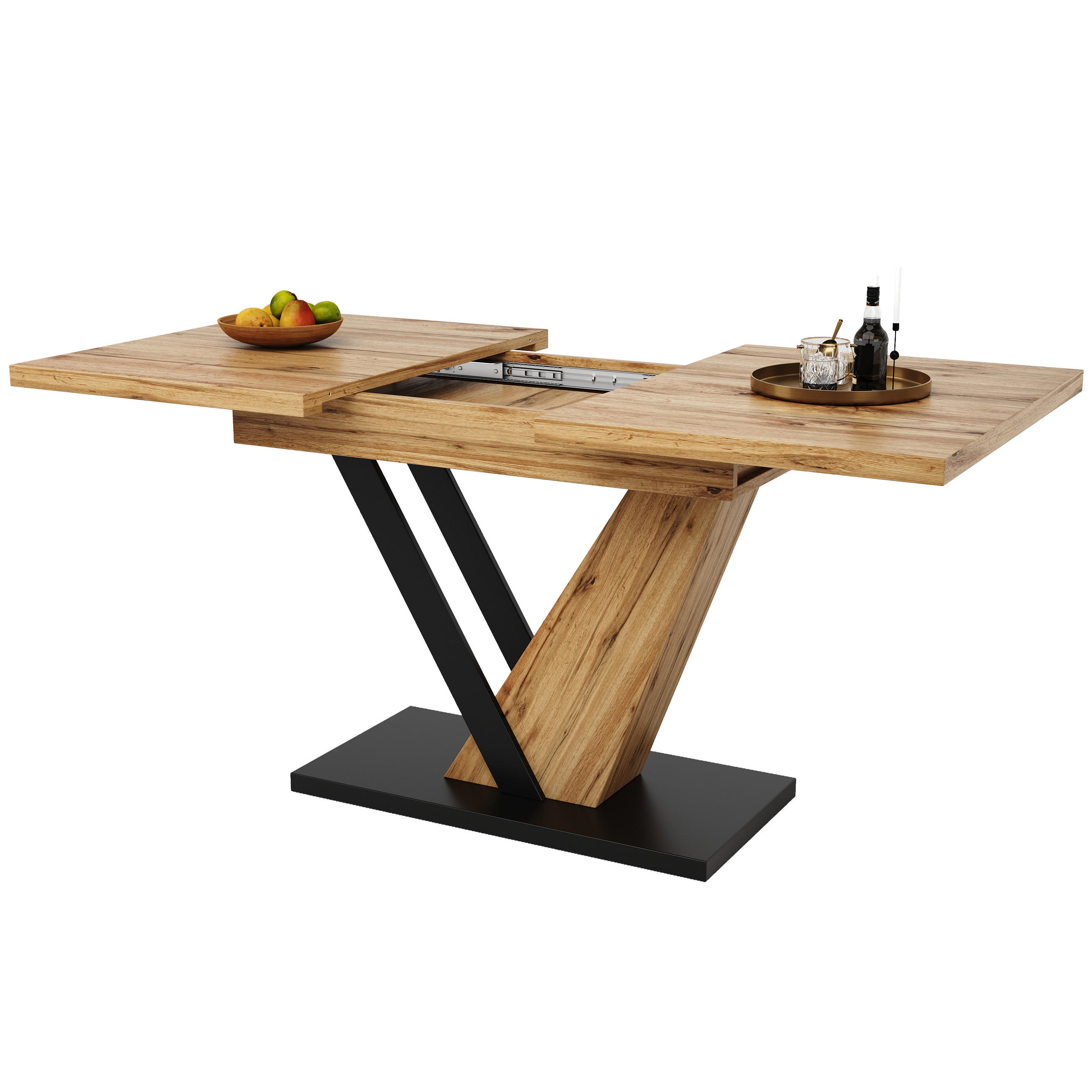 ComfortXL Esstisch Natur 120x75.5x75 cm