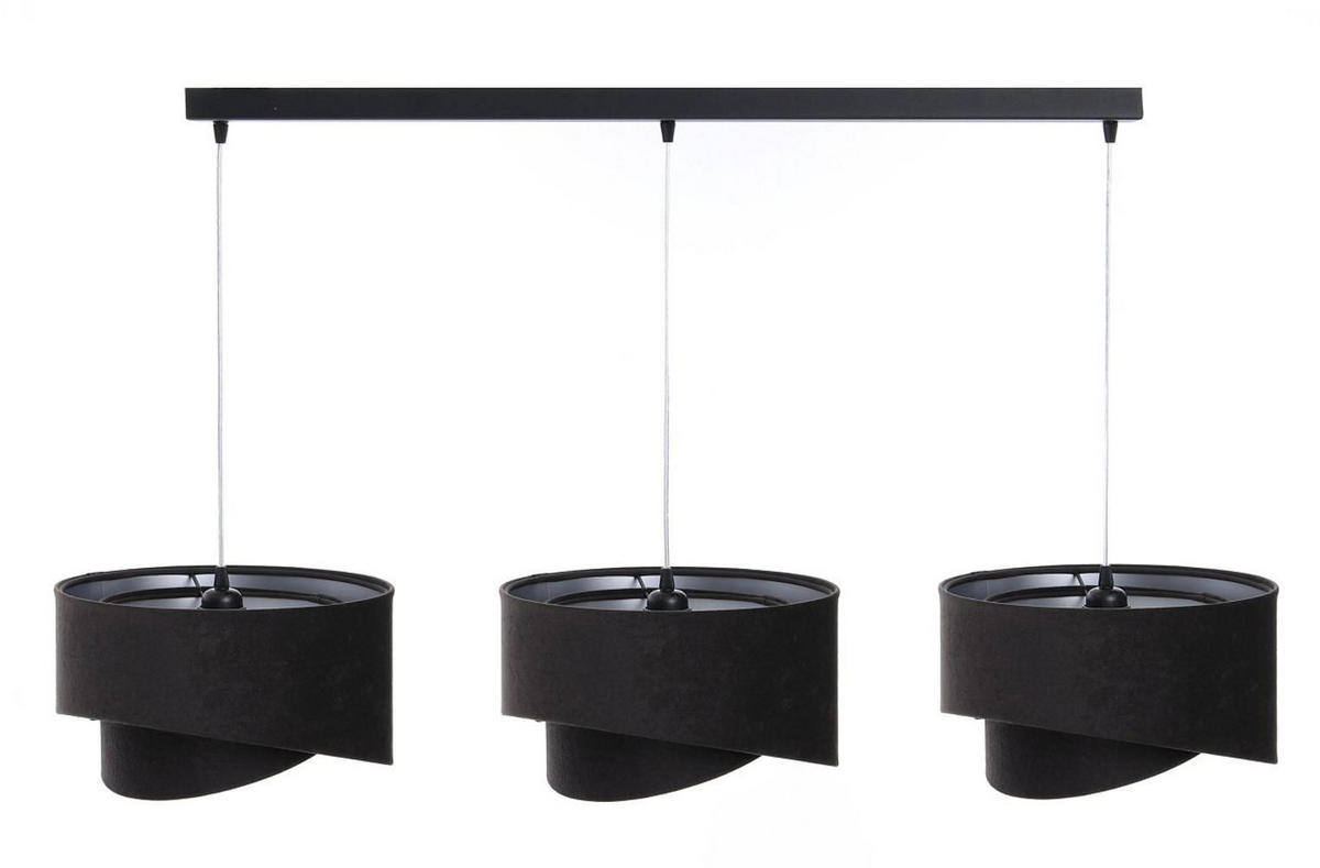 HÄNGELEUCHTE Schwarz 30/18 cm - Schwarz, Kunststoff (30/0.3/18cm) - ONZENO