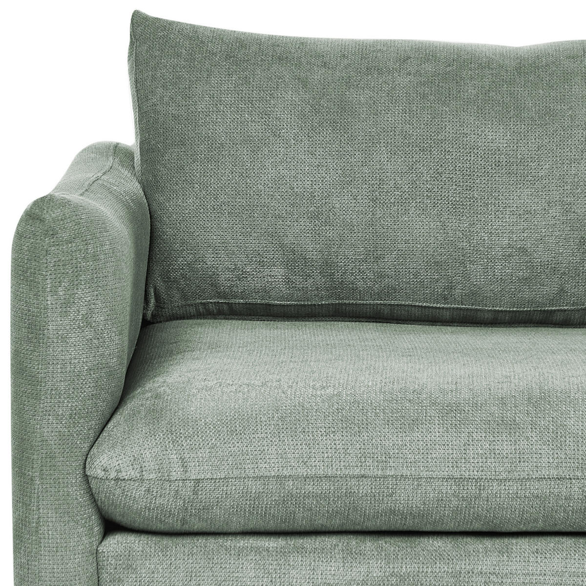 POHOVKA 3-místná Látka Světle zelená Vinterbro - světle zelená, textil (220/86/84cm) - Beliani