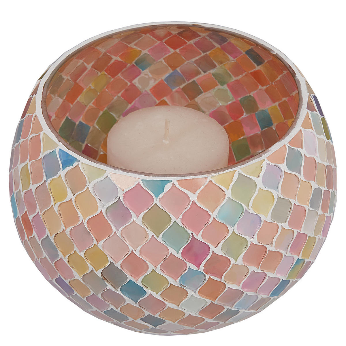 WINDLICHT (2er Set) Pastel Lights - Multicolor, Metall (18/13/18cm) - Butlers