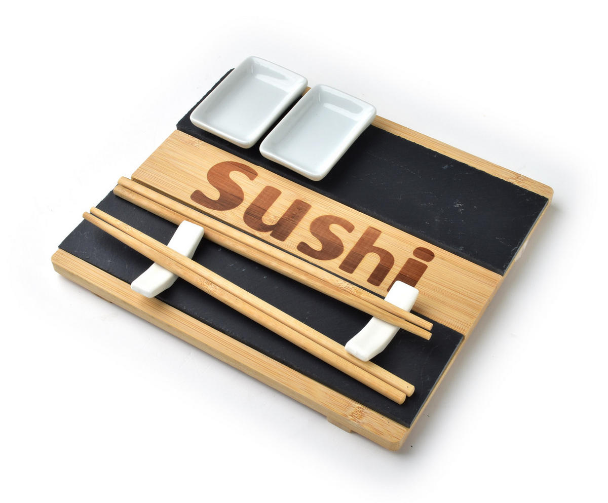 SUSHI-GERICHTEN Basic Beige 25.5/22.5/3.5 cm Holz - Beige, Holz (22.5/3.5/25.5cm) - Mondex