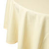TISCHDECKE creme rund 178 cm, 100% Baumwolle - Creme, Textil (178/178cm) - Homescapes
