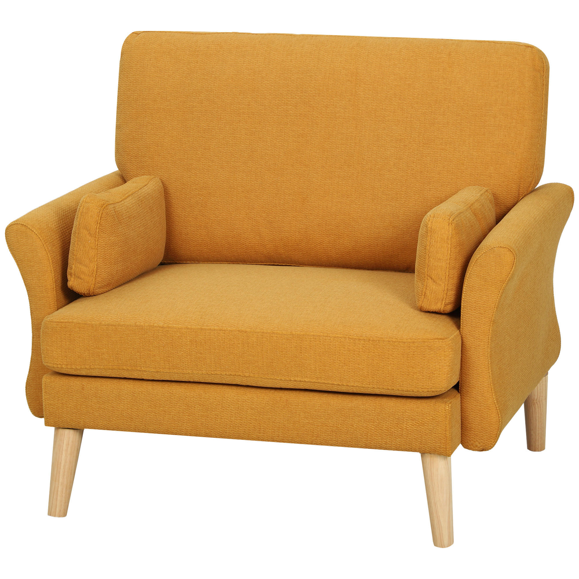 Homcom Sessel Gelb 80x88x103 cm