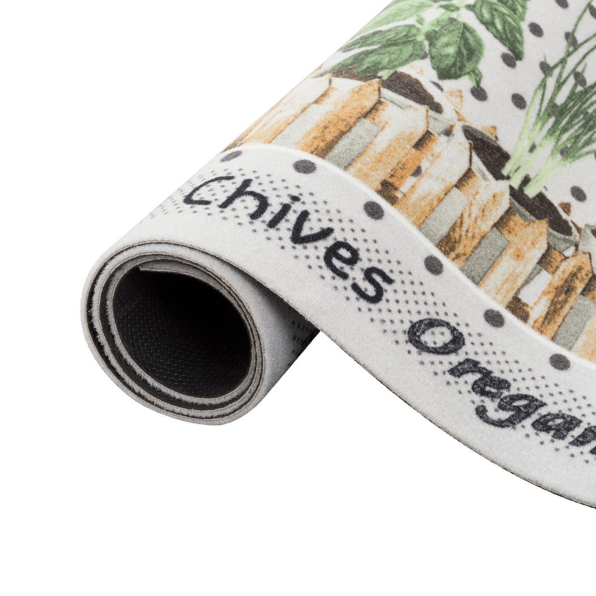 KÜCHENLÄUFER TEPPICH TRENDY KITCHEN KRÄUTER - Grün, Textil (60/150cm) - Pergamon