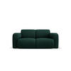 SOFA Molino aus strukturiertem Stoff flaschengrün 2 Sitzplätze - Dunkelgrün, Textil (95/72/170cm) - Micadoni