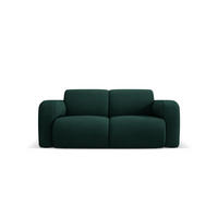 SOFA Molino aus strukturiertem Stoff flaschengrün 2 Sitzplätze - Dunkelgrün, Textil (95/72/170cm) - Micadoni