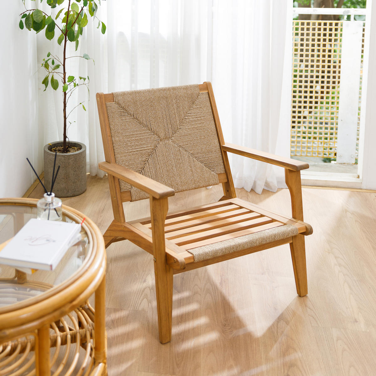 SESSEL Holz Braun - Braun, Holz (64/73/74cm) - Nordlys