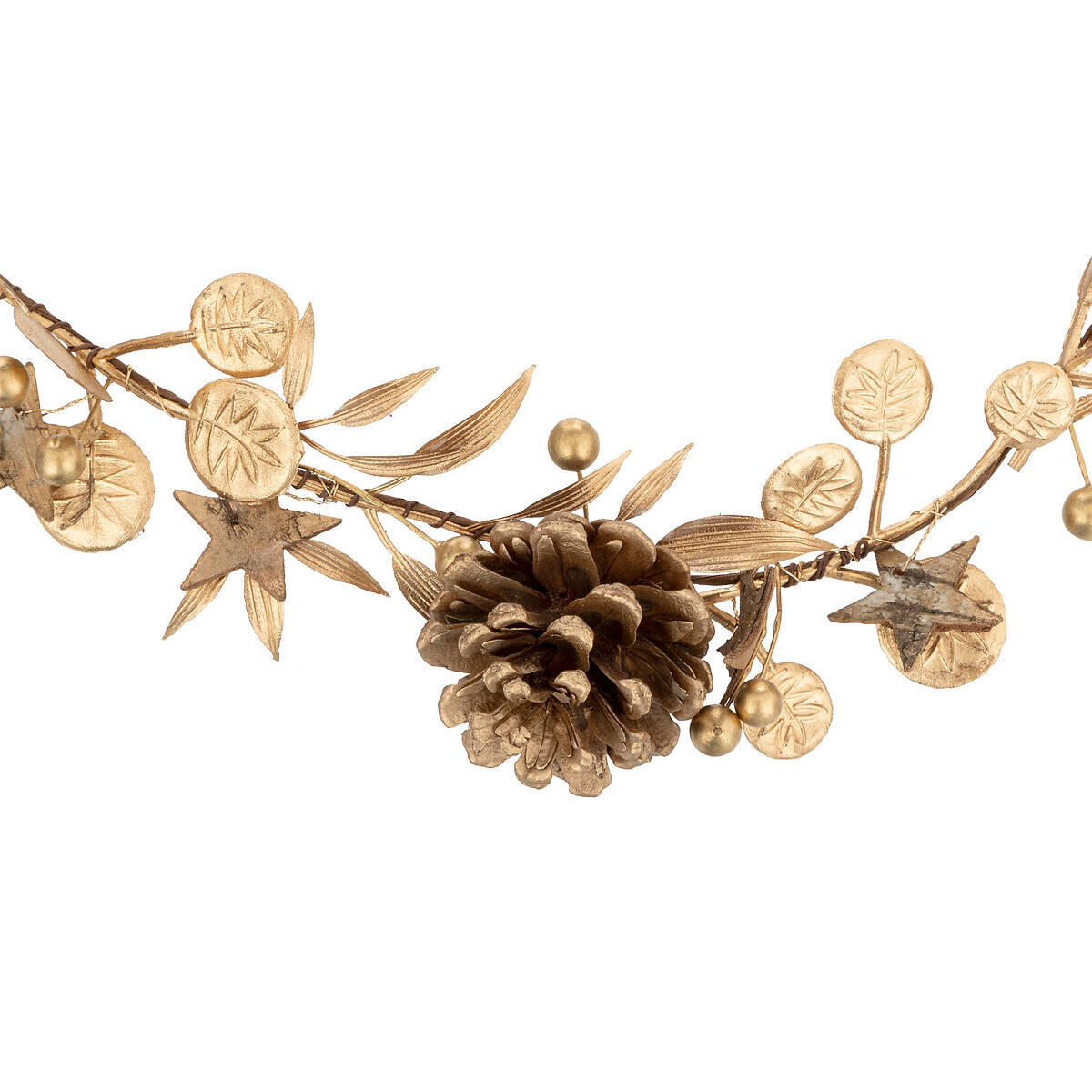 GIRLANDE 180 cm - Goldfarben, Kunststoff (180cm) - Atmosphera Createur d´interieur