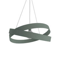 HÄNGELEUCHTE Soft D60 - Grün, Metall (60/60/16cm) - Lumicom