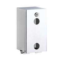 WC-PAPIERHALTER für 2 Rollen, Edelstahl 1.4301 hochglanzpoliert - Chromfarben, Metall (14/12.5/30.5cm) - Delabie