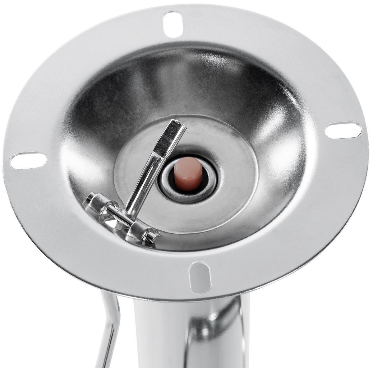 BARHOCKER-GESTELL 57-77 x 38,5 x 38,5 cm Chrom - Chromfarben, Metall (38.5/57/38.5cm) - furnicato
