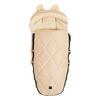 KINDERWAGENFUSSSACK XL EARS WOOL, marzipan - Beige, Naturmaterialien (43/93cm) - Kaiserbaby