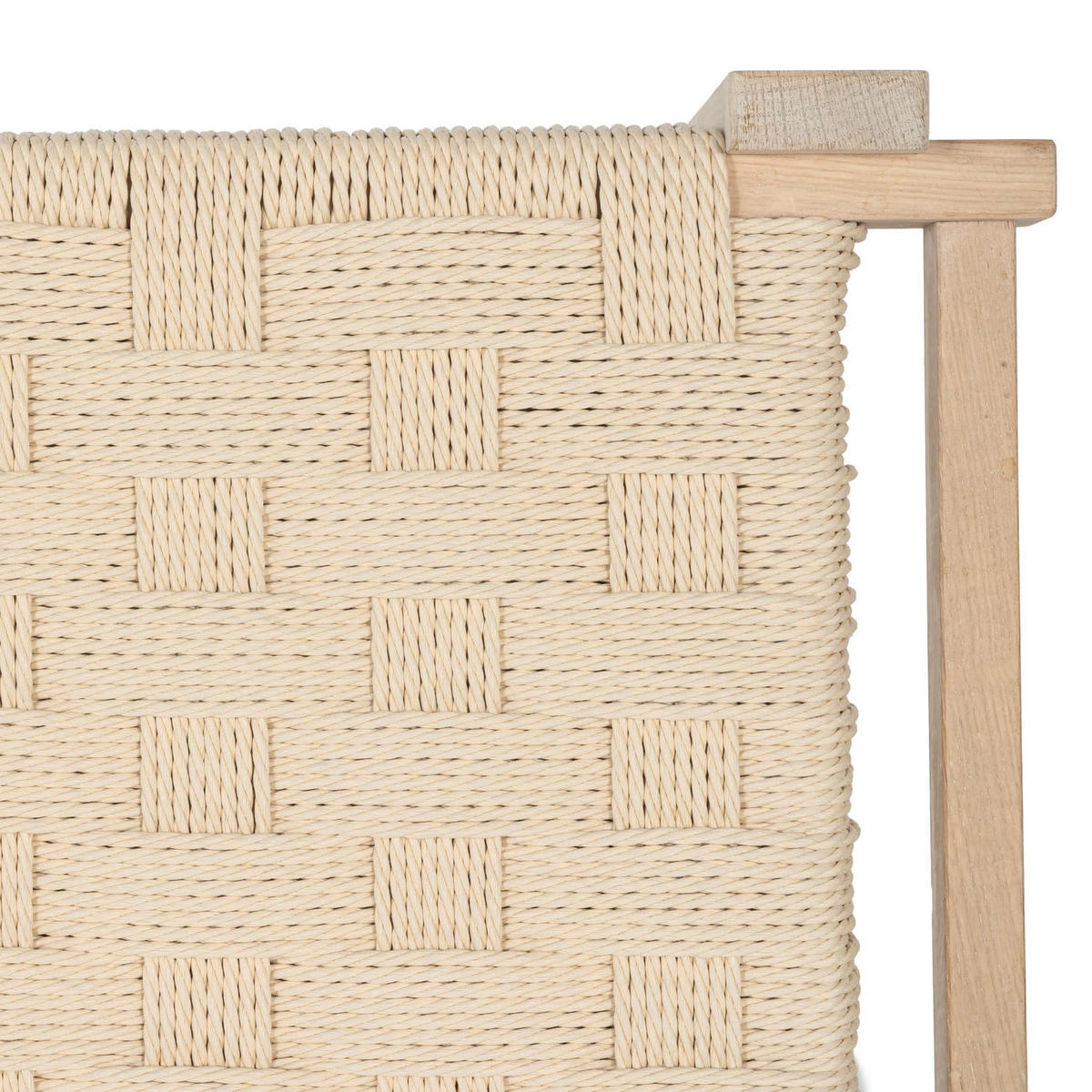 SITZBANK 110/38/47 cm Rattan / Eiche Eiche bianco - Eiche Bianco/Eichefarben, Holz/Papier (110/47/38cm) - Furnhouse