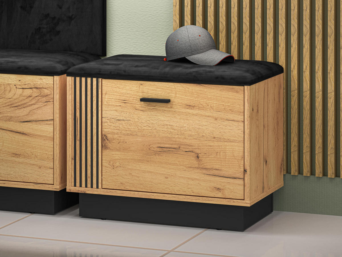 SCHUHSCHRANK VASCO Beige 60x34x49 cm - Beige, Holzwerkstoff (60/49/34cm) - FURNLUX