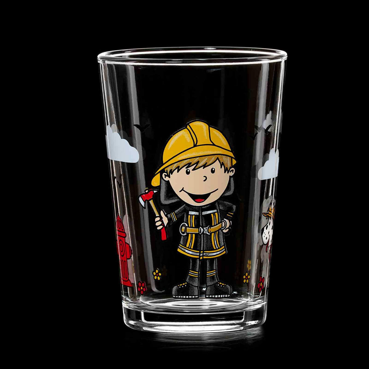 KINDERGLÄSER Feuerwehrmann Bernie bunt 205 ml 24er Set - Multicolor, Glas (0.205L) - Ritzenhoff Breker