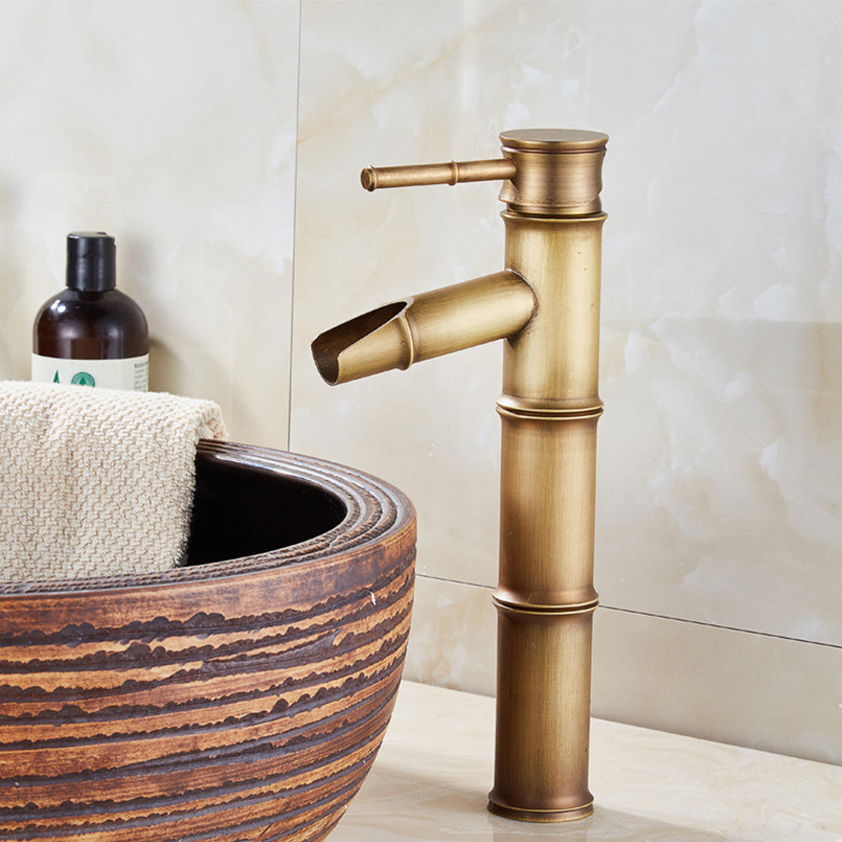 BADEZIMMERARMATUR, 308 x 120 mm, gold - Goldfarben, Metall (25/10/20cm) - Vallsero