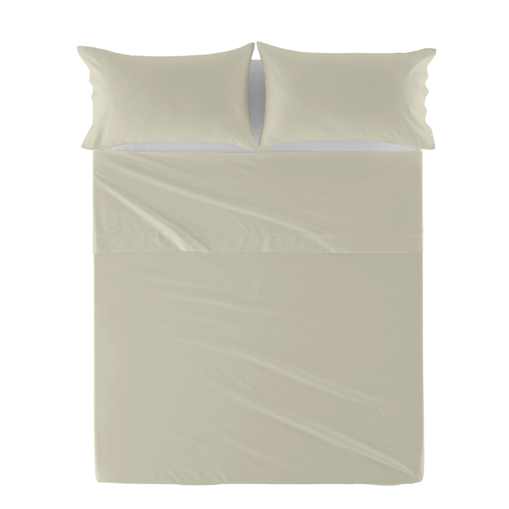 OBERBETTLAKEN basic 160x270 cm beige - Beige, Textil (160/270cm) - Happy Friday
