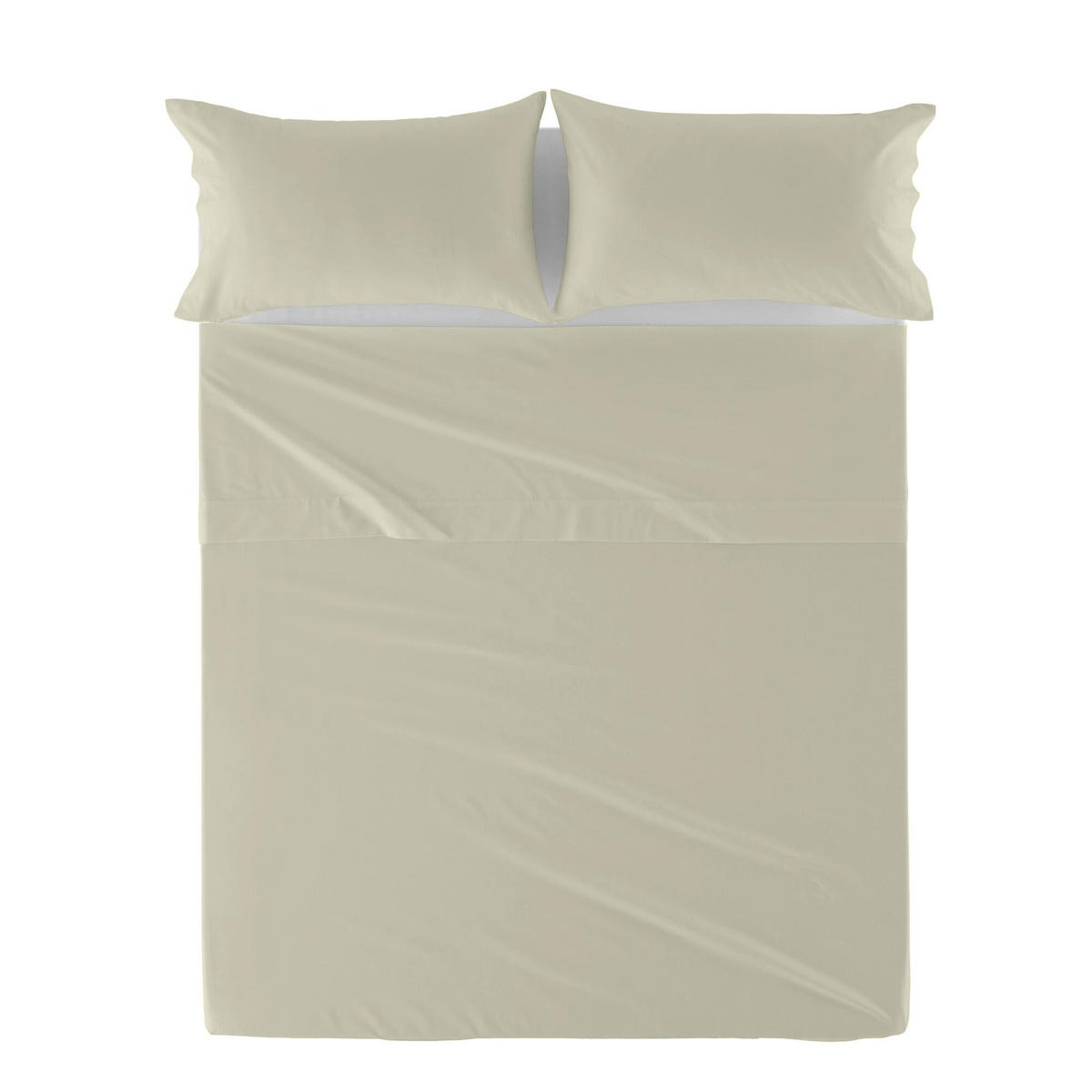 OBERBETTLAKEN basic 180x270 cm beige - Beige, Textil (180/270cm) - Happy Friday