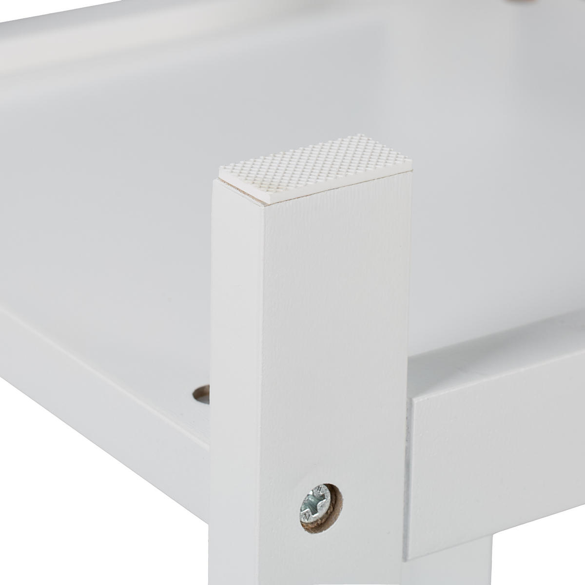 STANDREGAL - Weiß, Holzwerkstoff/Kunststoff (22/65/22cm) - Relaxdays