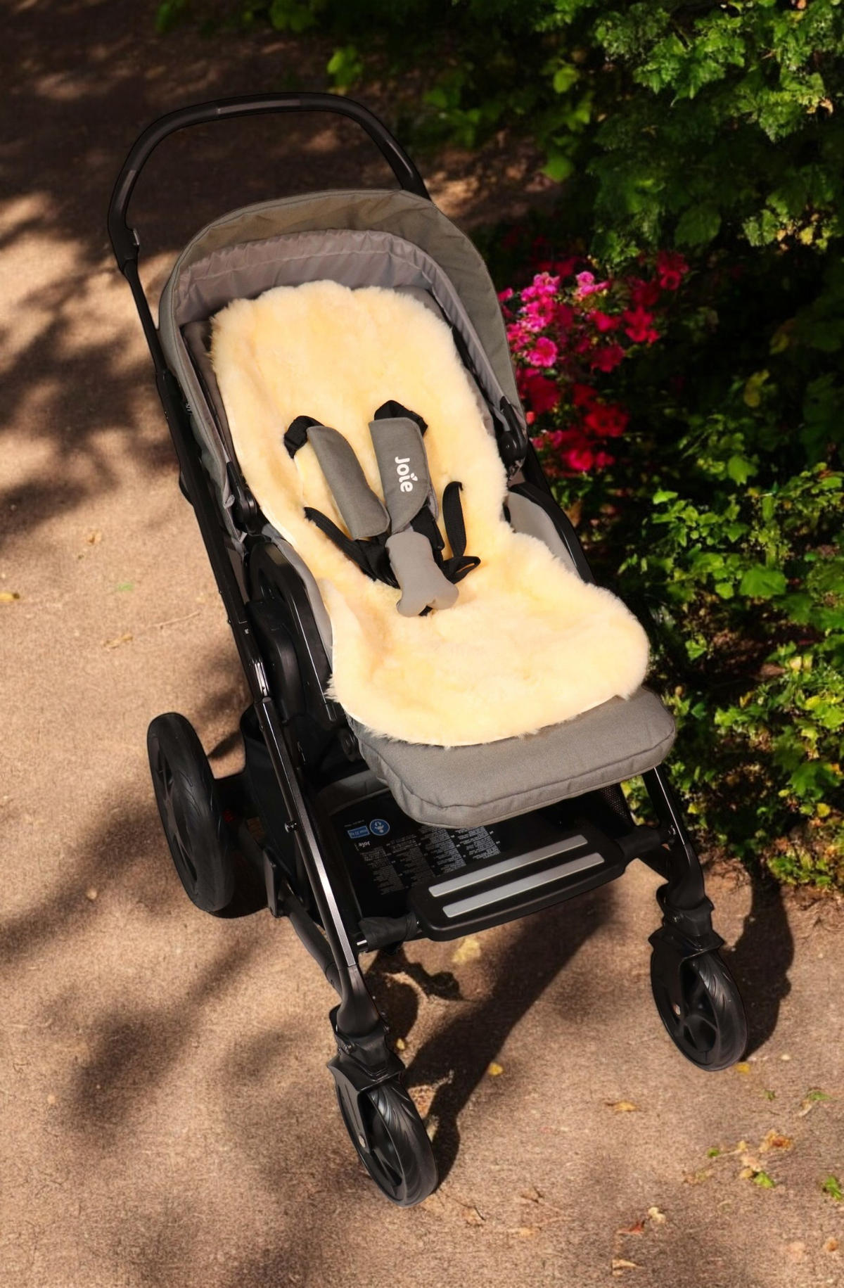 KINDERWAGENFUSSSACK Sheep mit Lammfelleinlage, sand - Beige, Textil (45/100cm) - Kaiserbaby