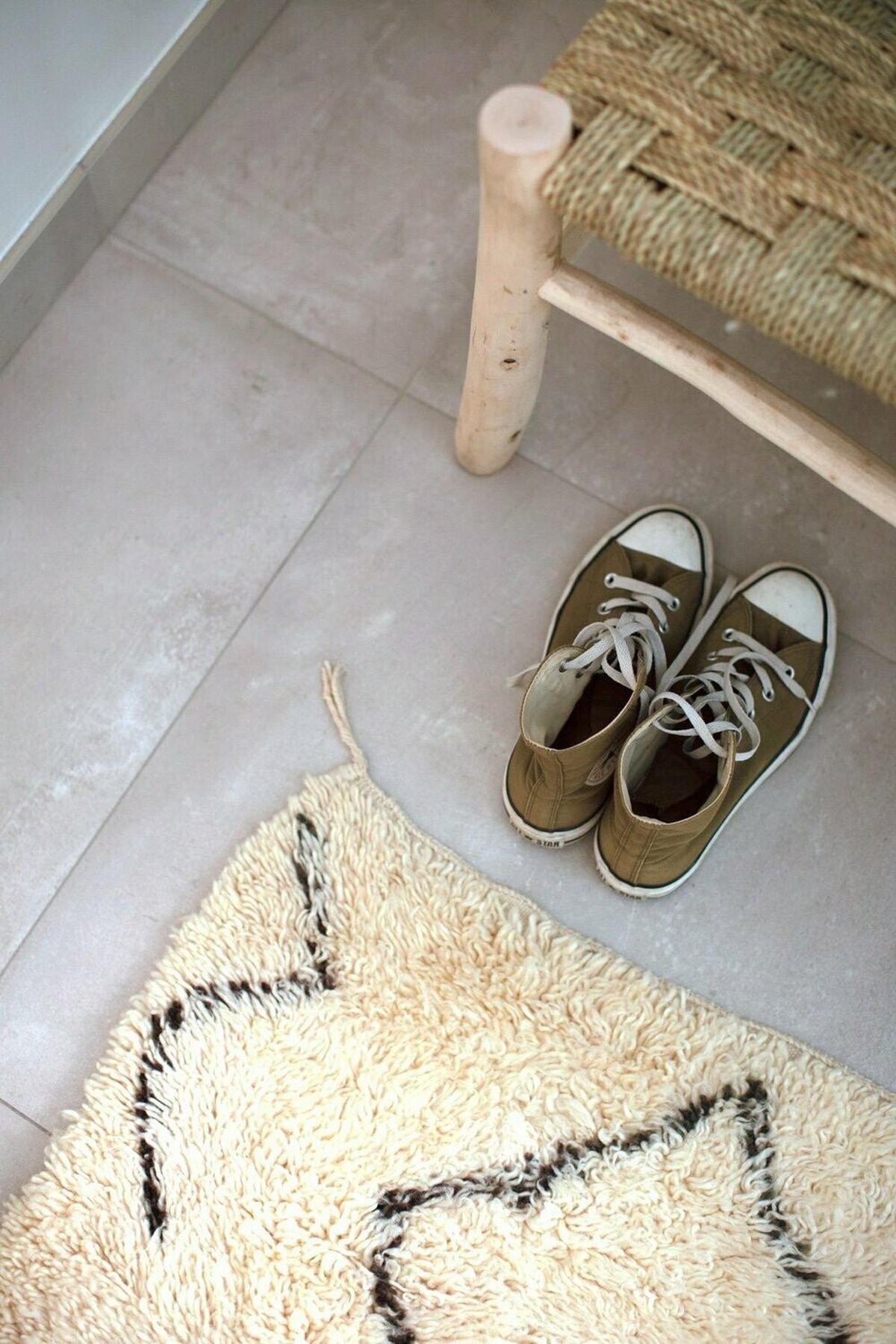 BERBERTEPPICH aus Cherratin-Wolle beige - Beige, Naturmaterialien (250/350cm) - AFK Living