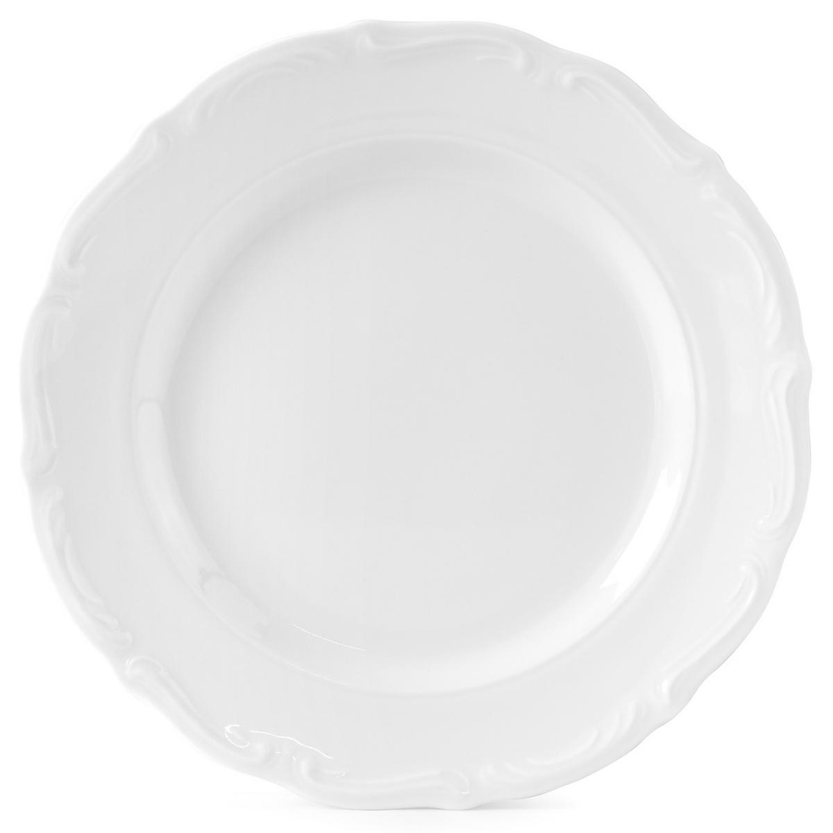 DESSERTTELLER Chodziez MARIA TERESA 6-tlg - Weiß, Keramik (19cm) - KONSIMO®