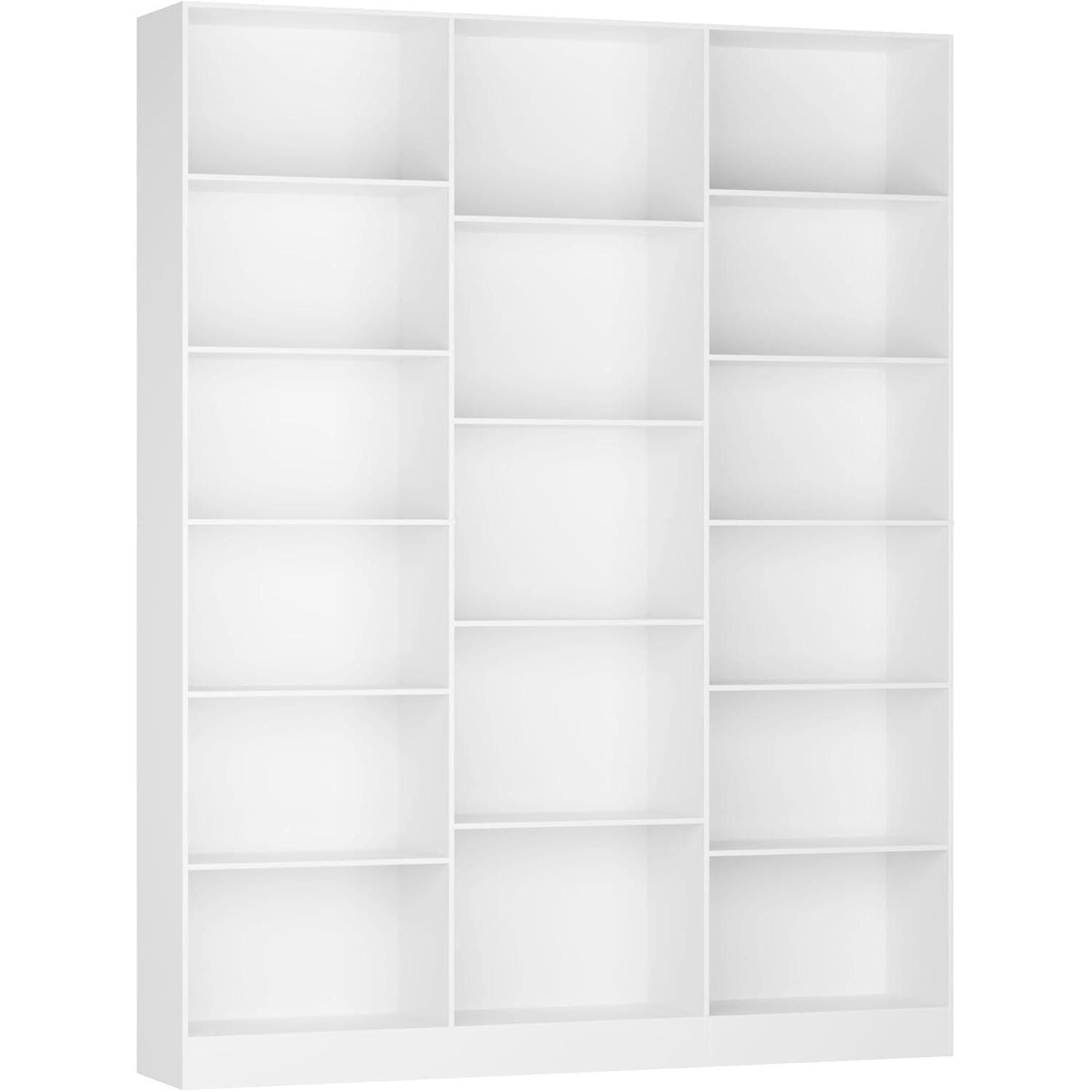 BÜCHERREGAL 188 cm weiß - Weiß, Holzwerkstoff (149/188/23.5cm)