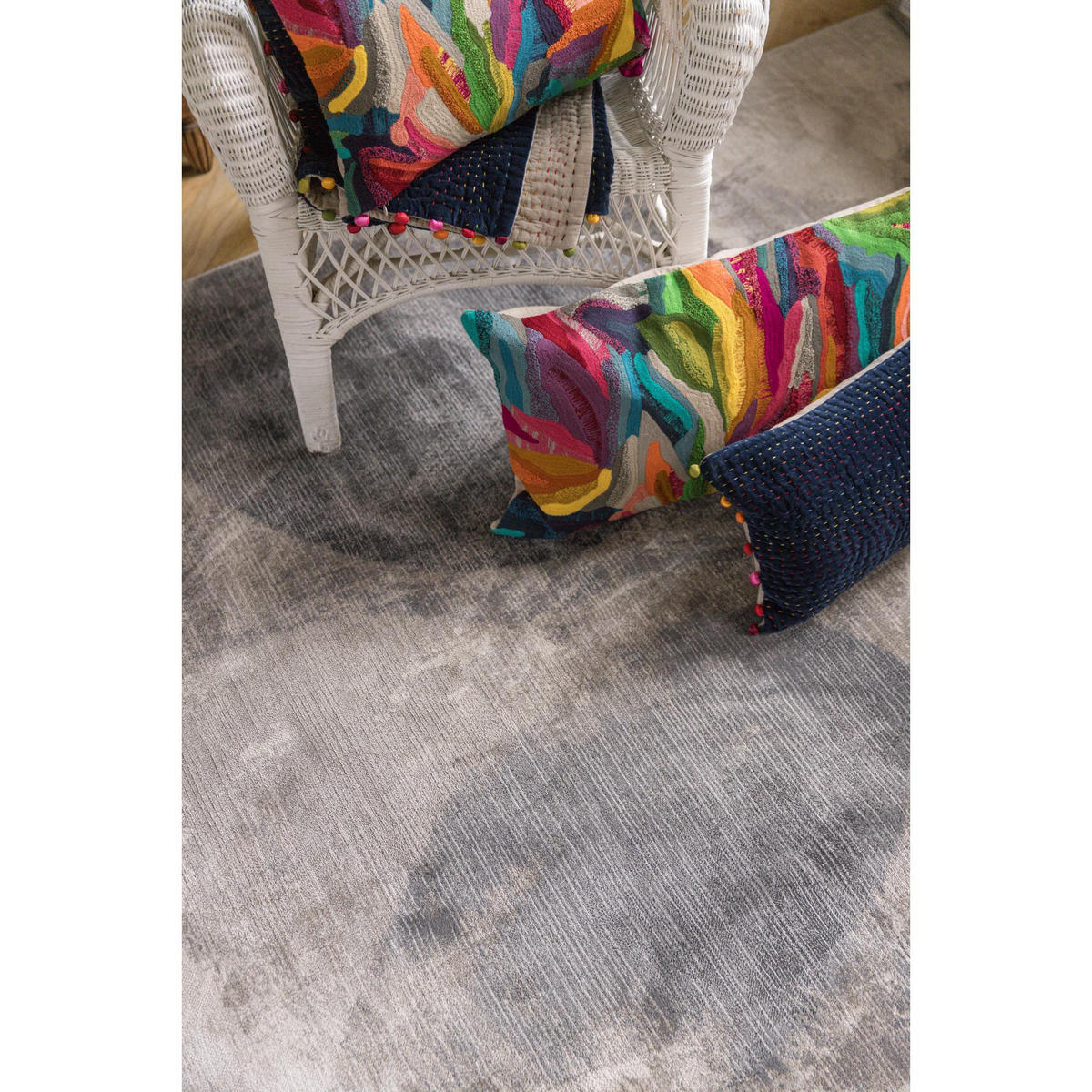 KISSEN Gastounet kobalt 30 x 50 cm - Dunkelblau, Textil (30/50cm) - Vivaraise