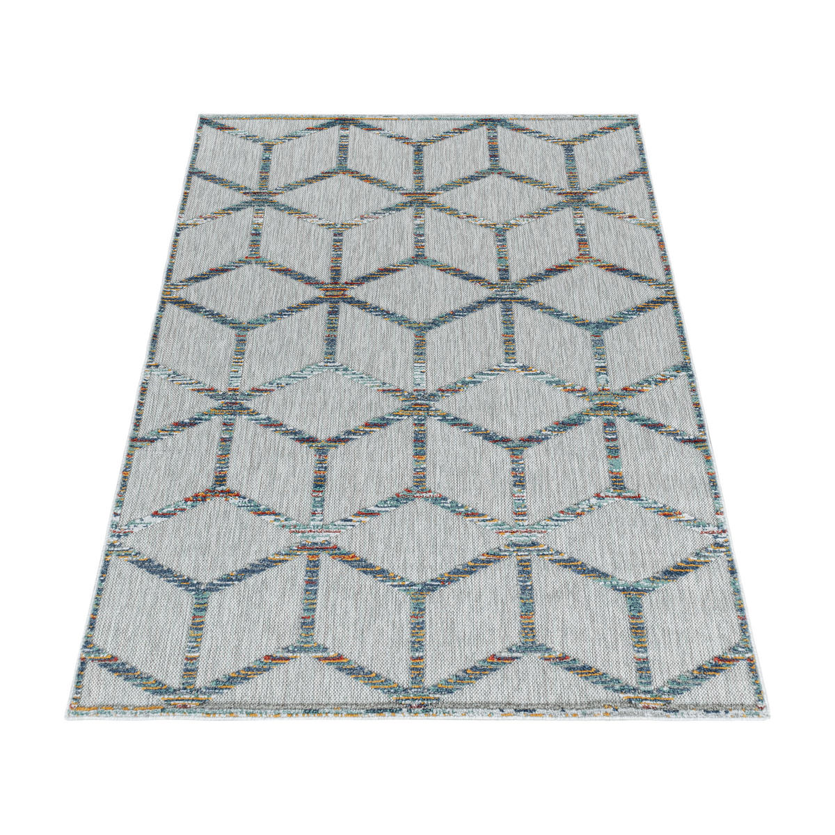 OUTDOOR TEPPICH BAHAMA Multi 80 x 250 cm - Multicolor, Textil (80/250cm) - Melius Vivere
