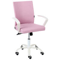 BÜROSTUHL Rosa Modra - Pink, Textil (52/91/52cm) - Beliani