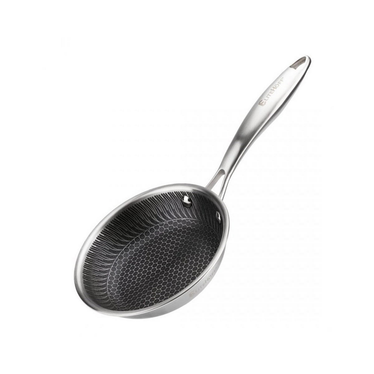 PFANNE Silber 16/16/4 cm 62954 - Silberfarben, Metall (16cm) - Elitehoff