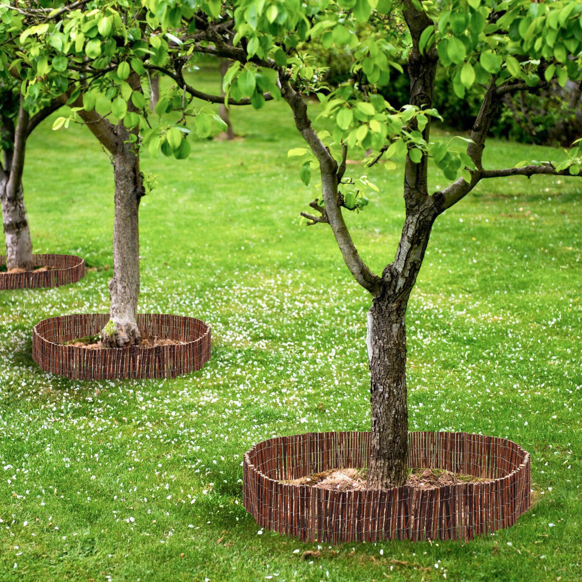 BEETEINFASSUNG Weide, 40/300 cm, braun - Braun, Naturmaterialen (0.9/40cm) - urfence