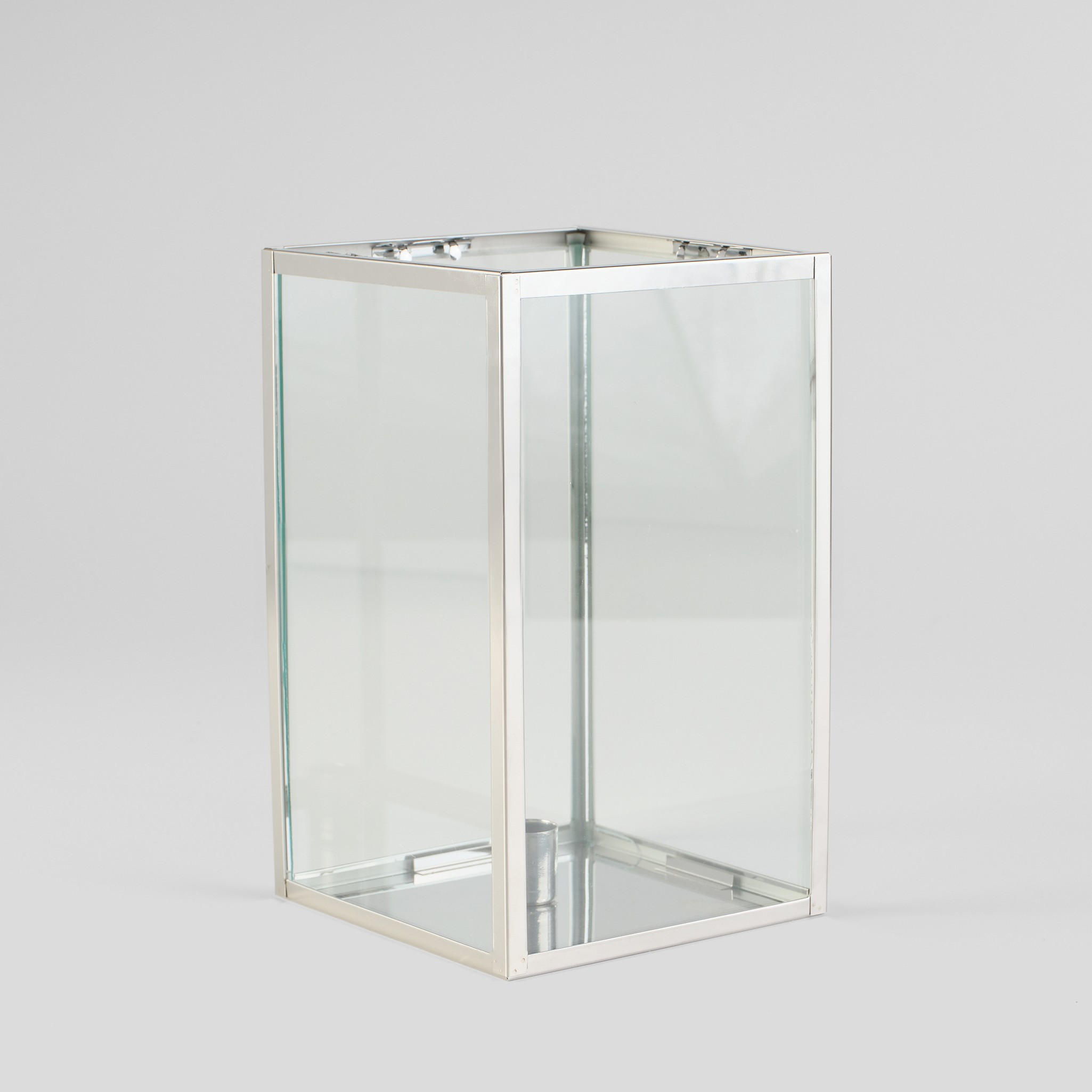 KERZENSTÄNDER Epoch - Silberfarben, Metall (15/25/15cm) - home&you