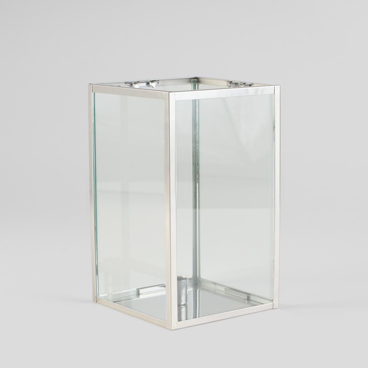 KERZENSTÄNDER Epoch - Silberfarben, Metall (15/25/15cm) - home&you