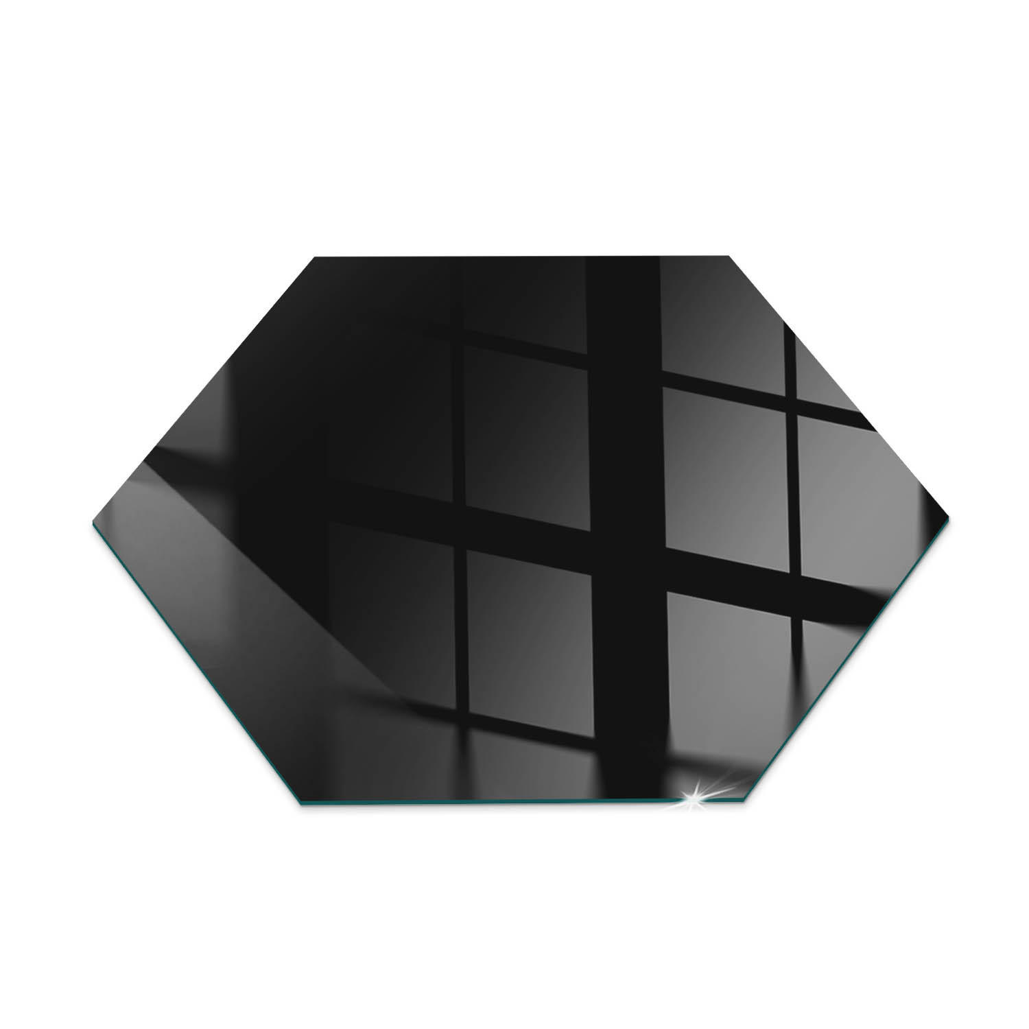 ArtPrintCave Glasplatte Schwarz 40x40x0.4 cm