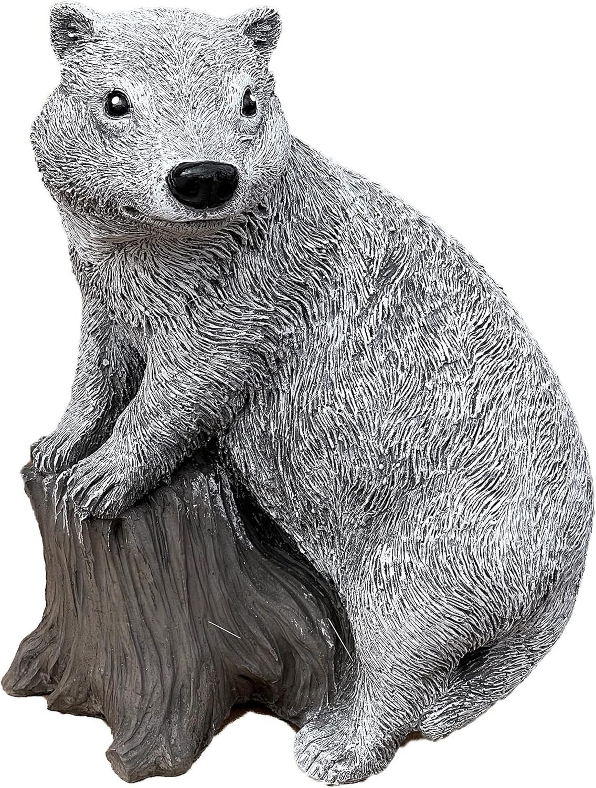 STEINFIGUR Dachs frostfest wetterfest Steinguss - Grau, Stein (18/24/15cm) - stoneandstyle