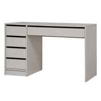 SCHREIBTISCH Malta mit 5 Schubladen, grifflos, Kaschmir - Kaschmir, Holzwerkstoff (57/120/75.5cm) - Beautysofa