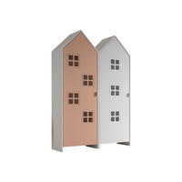 REGALSCHRANK Set Kania 115x37x171 MDF Weiß /Bunt - Pink/Weiß, Holzwerkstoff (115/171/37cm) - 58aufmkessel