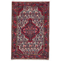 TEPPICH Assadabad Mehrfarbig 116/77 cm Schurwolle - Multicolor, Textil (77/116cm) - Looma
