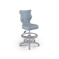 KINDERSTUHL Petit mit Fußstütze - Blau, Textil (66/96/66cm) - RAUMHIRSCH FURNITURE