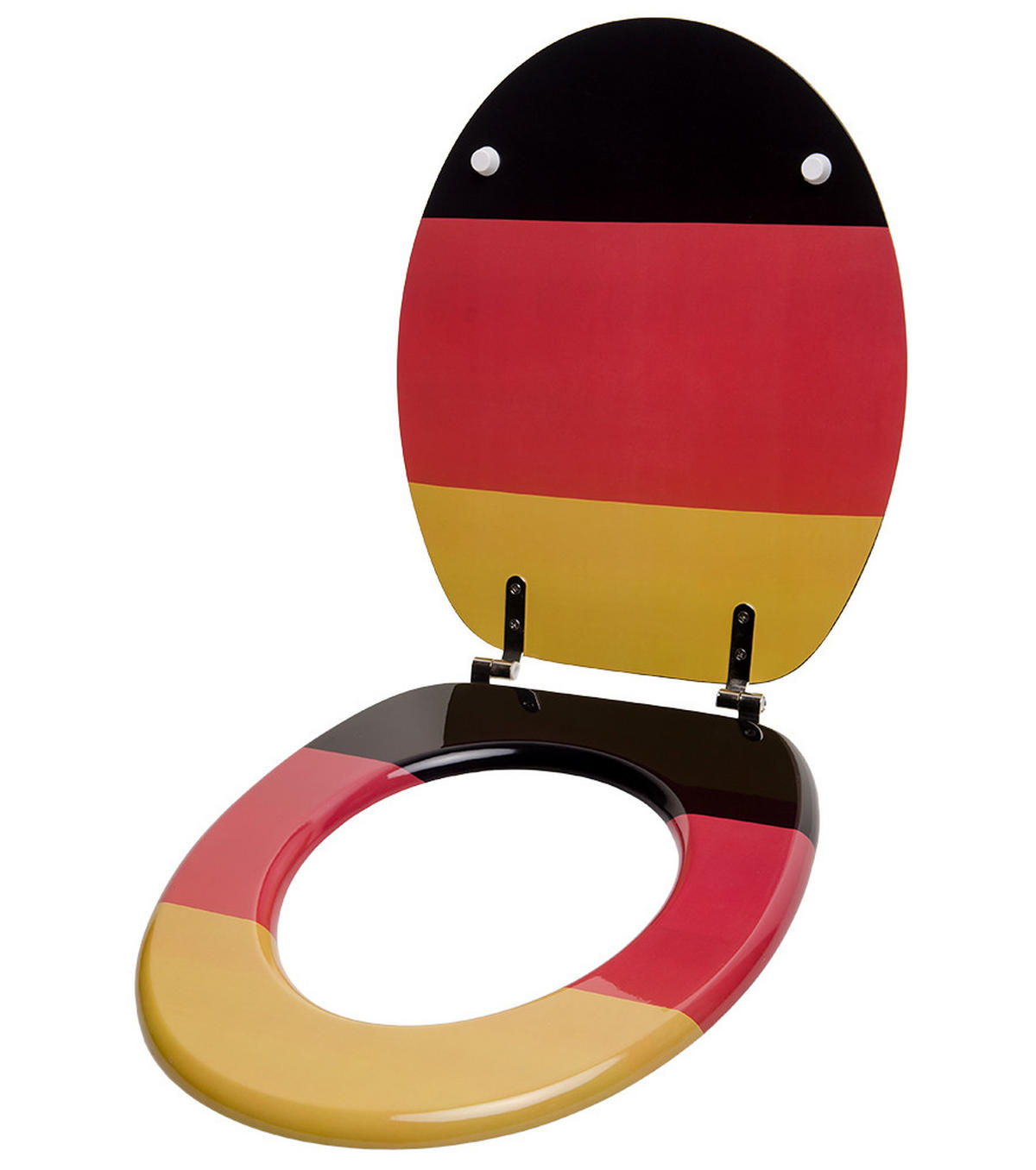 WC-SITZ Deutschland - Multicolor, Holzwerkstoff (38/6/47cm) - Sanilo