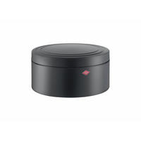 BROTKASTEN Schwarz 24/24/12.4 cm 8012239 - Schwarz, Metall (24/12.4/24cm) - Wesco