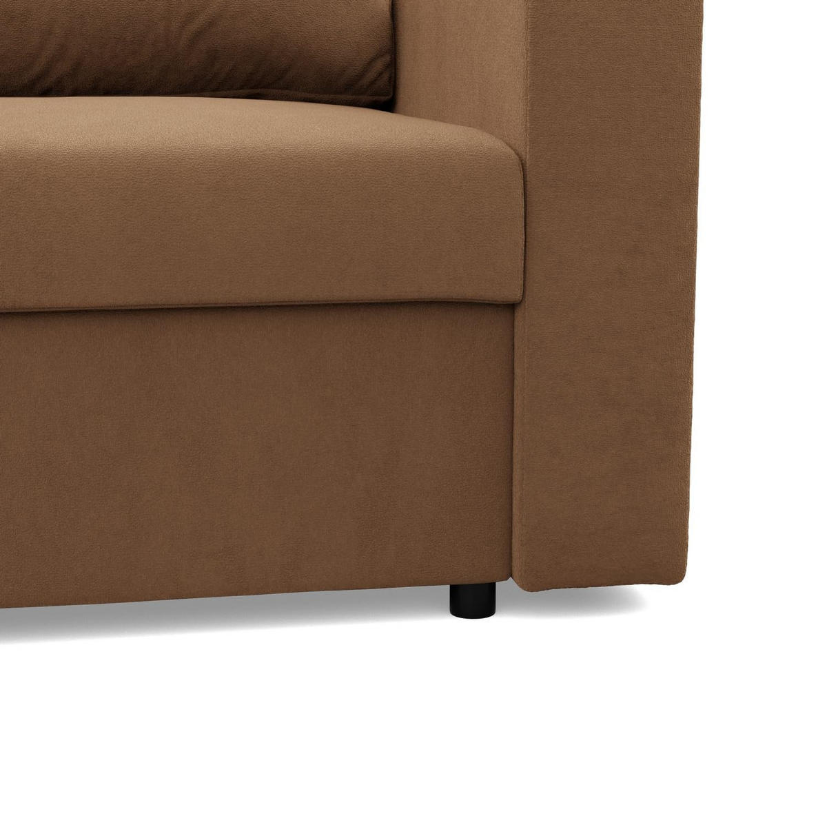 ECKSOFA MIT SCHLAFFUNKTION NEO, Braun - Braun, Textil (231/140cm) - Mebligo