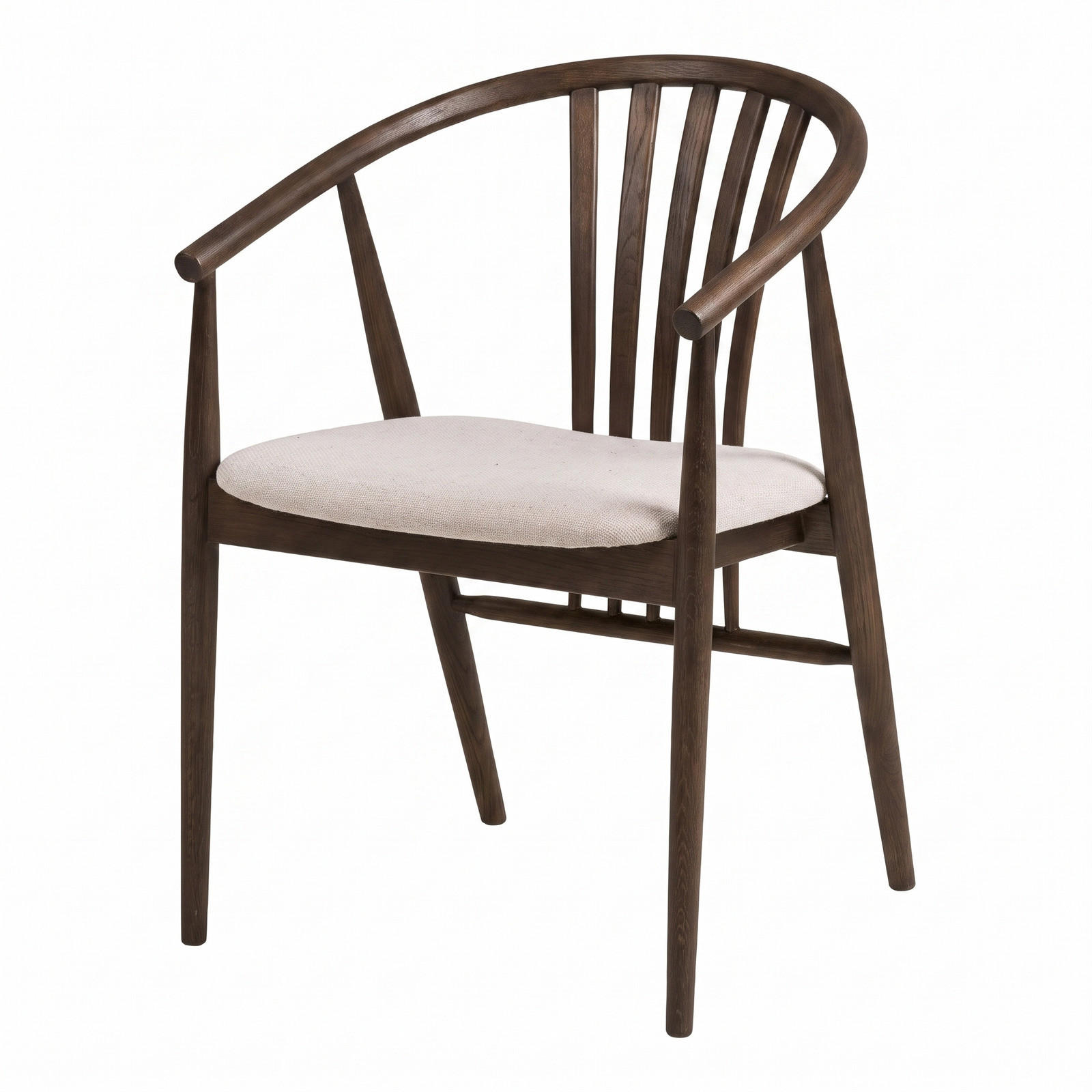 MATSTOL Asti 54 x 57 x 78 cm – rökt/sandgrå - Grå, Trä/Textil (54/78/57cm) - ebuy24